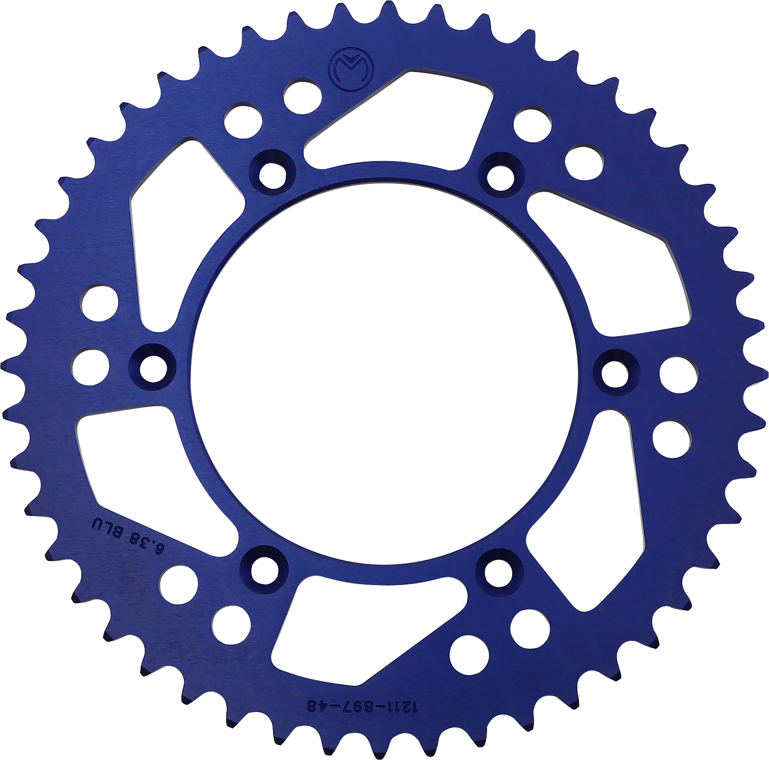 MOOSE Offroad Rear Sprocket - 48 Tooth Aluminum for Husaberg, Husqvarna & KTM 1211-897-48-12