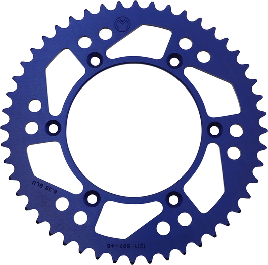 MOOSE Offroad Rear Sprocket - 48 Tooth Aluminum for Husaberg, Husqvarna & KTM 1211-897-48-12