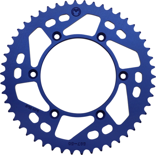 Moose Offroad Rear Sprocket - 50 Tooth Aluminum for Husaberg, Husqvarna, KTM - Part 1211-897-50-12