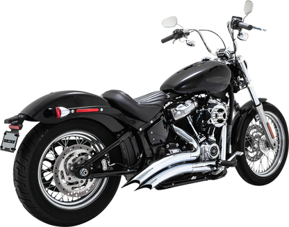 Chrome Vance & Hines VO2 America air intake kit for M8 Harley-Davidson models, shown with polished finish and installation details.