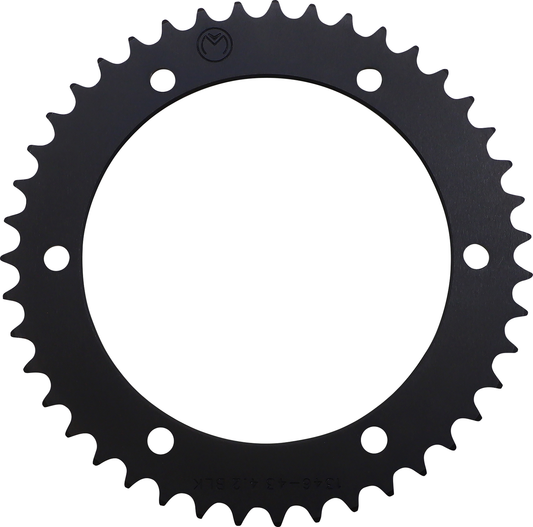 Rear sprocket for Honda offroad motorcycle, 43-tooth MOOSE OFFROAD brand, designed for durable performance and reliable gear engagement.