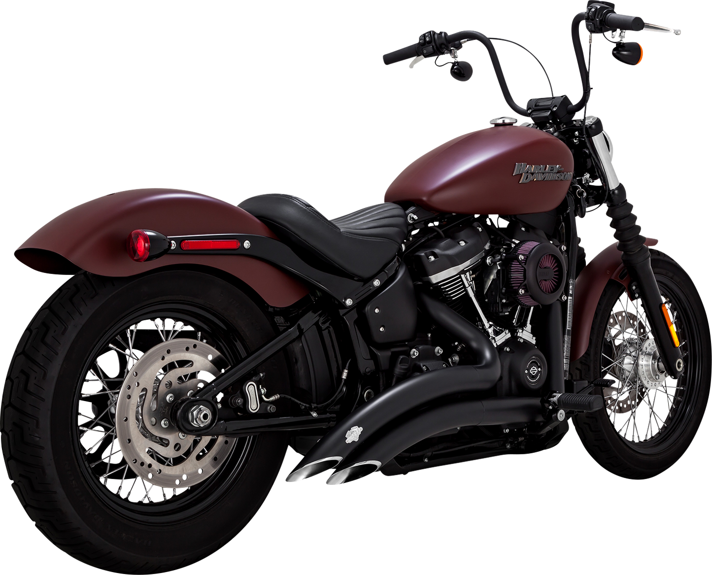 VANCE & HINES, Vance & Hines Big Radius Exhaust System Black 46377 with PCX™ Technology