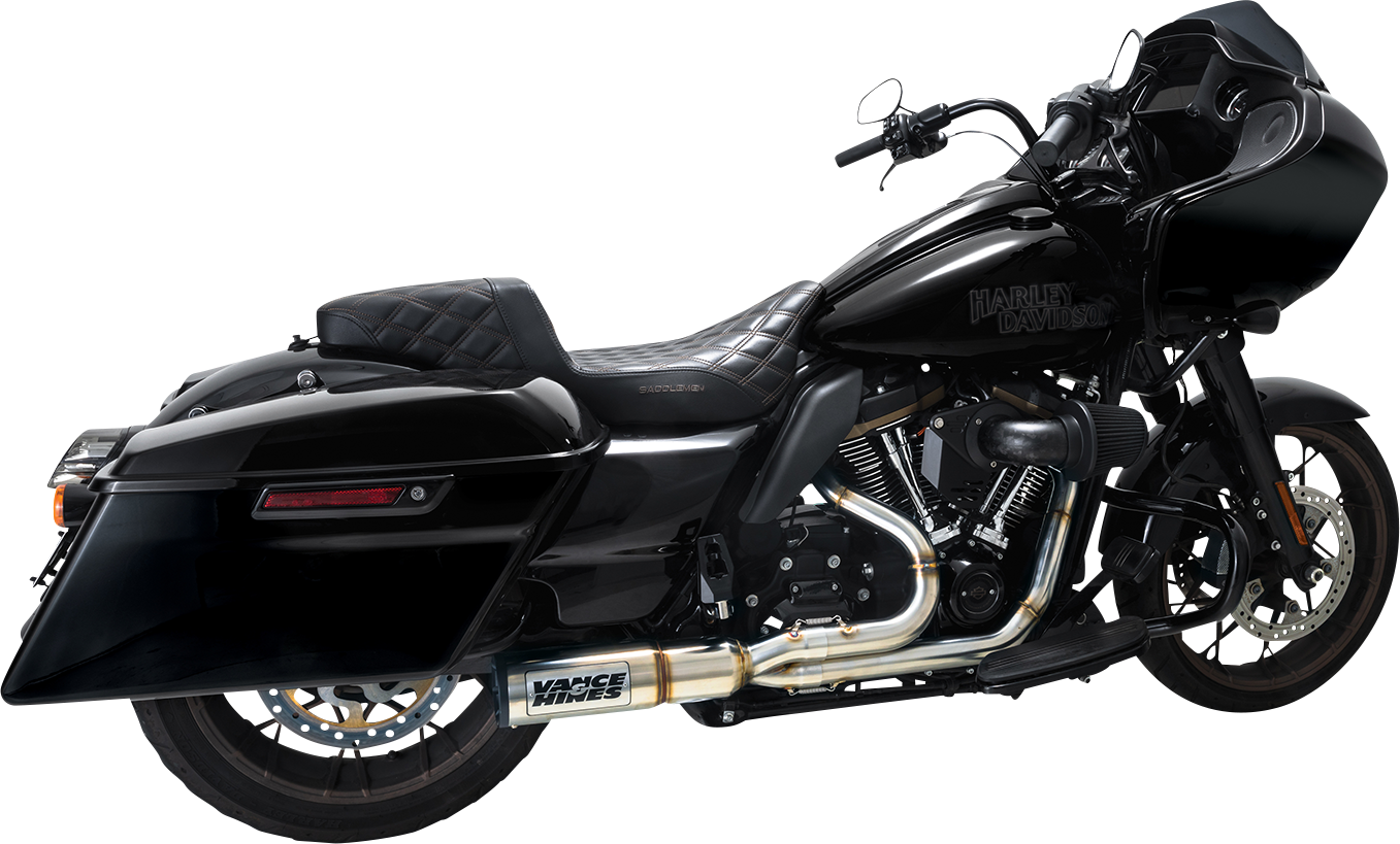 VANCE & HINES, Vance & Hines Hi-Output RR Exhaust System with PCX Technology – Matte Black (Part 47321)
