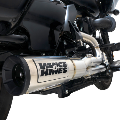 VANCE & HINES, Vance & Hines Hi-Output RR Exhaust System with PCX Technology – Matte Black (Part 47321)