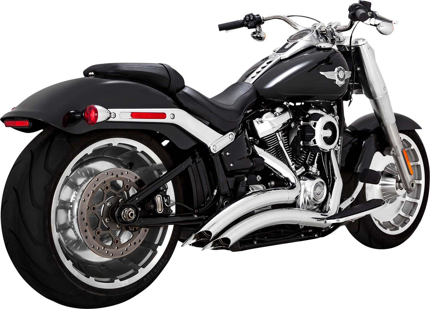 VANCE & HINES, Vance & Hines Big Radius Exhaust System Chrome - Part 26375