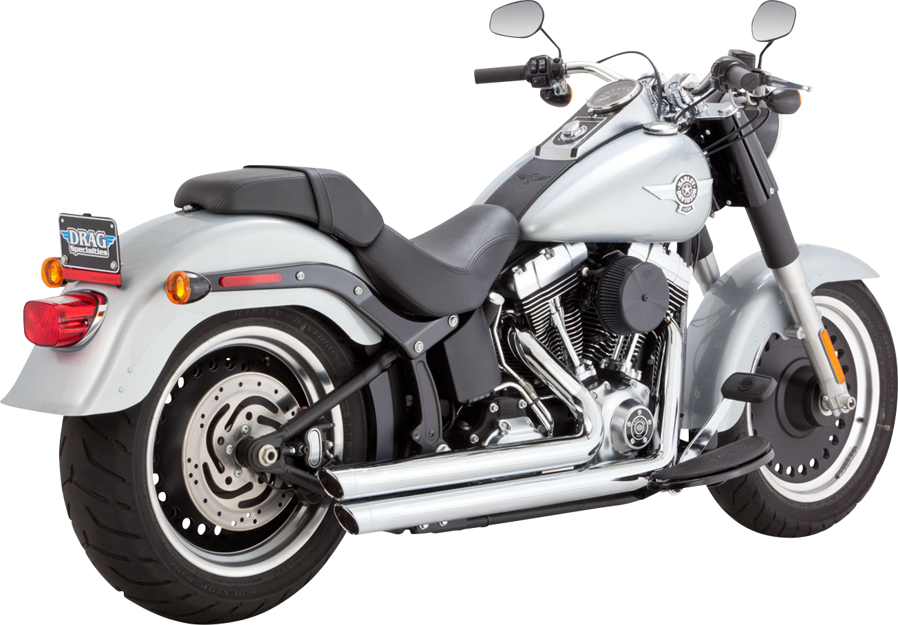 VANCE & HINES, Vance & Hines Big Shots Staggered Exhaust System - Chrome Part 17339