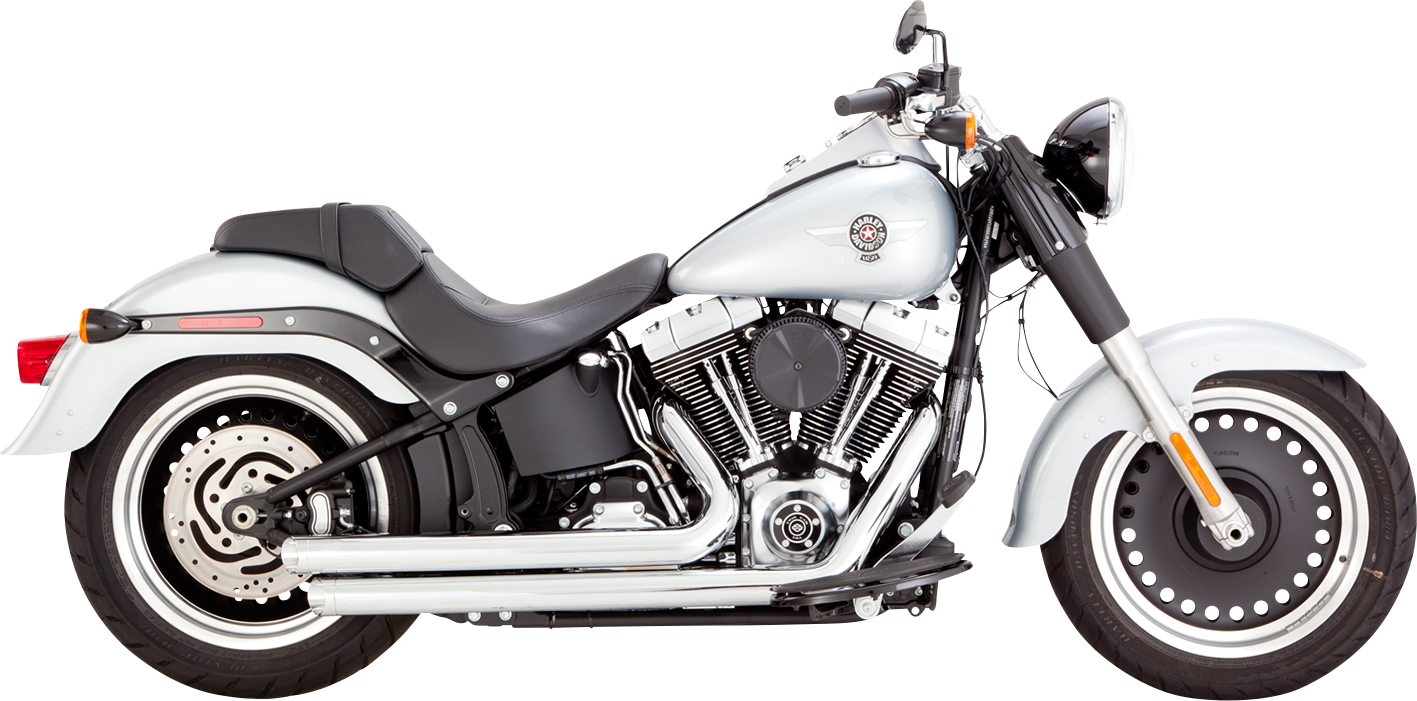 VANCE & HINES, Vance & Hines Big Shots Staggered Exhaust System - Chrome Part 17339