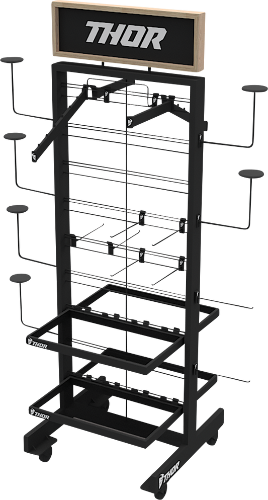 THOR 2-way display for store merchandising, part number 9903-0705, showcasing a compact, versatile retail display solution.