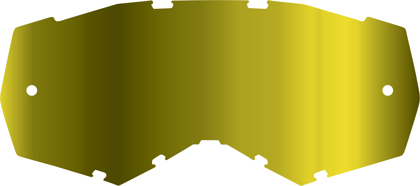 THOR Activate/Regiment Lime Mirror lens with reflective surface, designed for motorcycle helmets and gear.