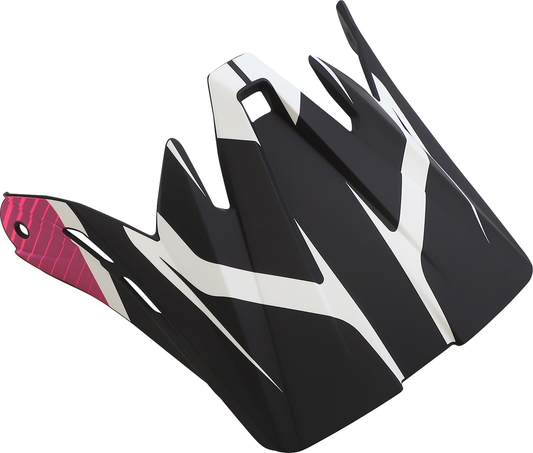 Z1R Child Rise Visor Kit in Flame Pink with adjustable visor and mounting hardware, designed for Z1R motorcycle helmets.