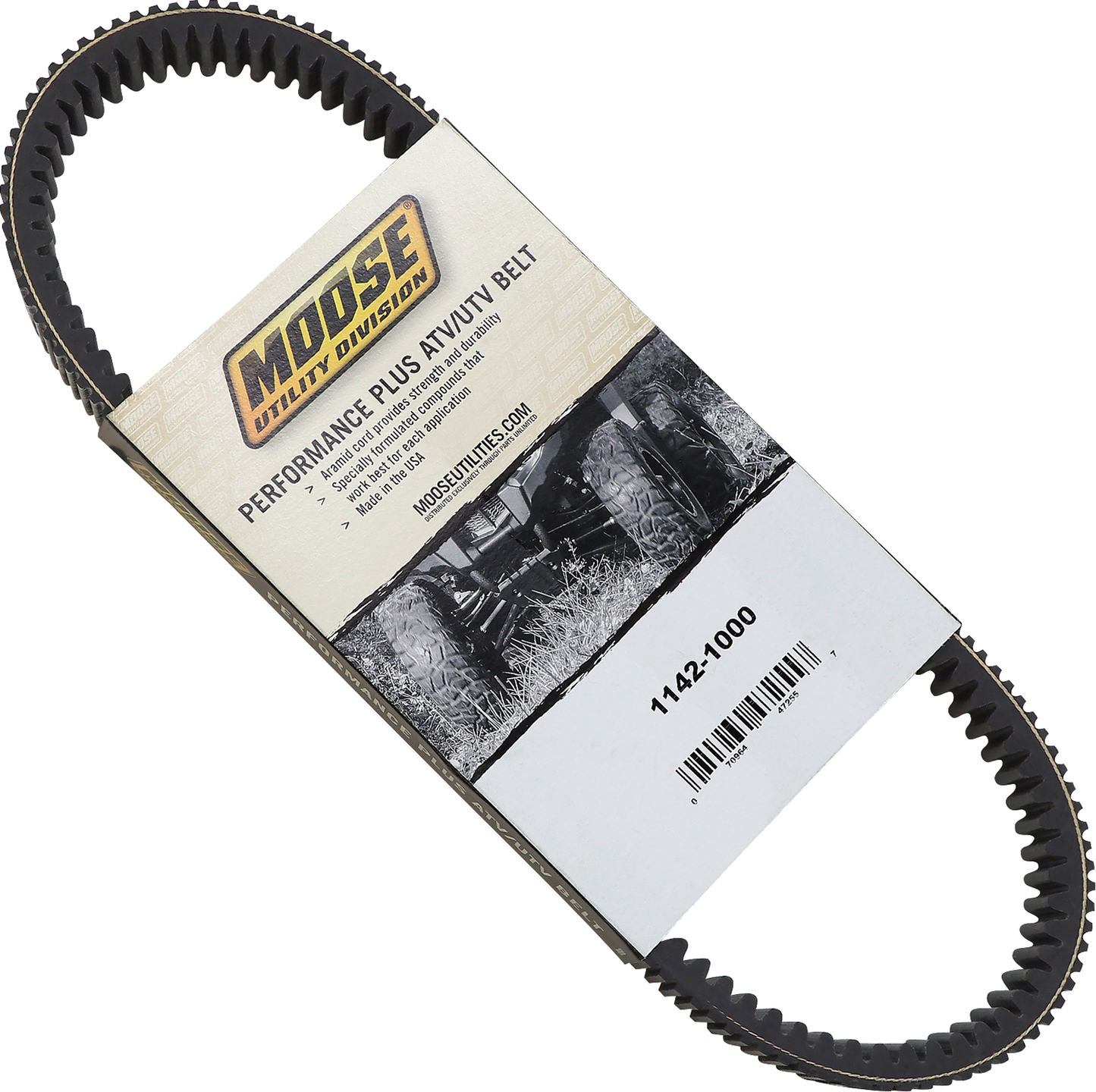 Moose Offroad Drive Belt for Polaris 47-7424 - Heavy-Duty Aramid Cord Construction