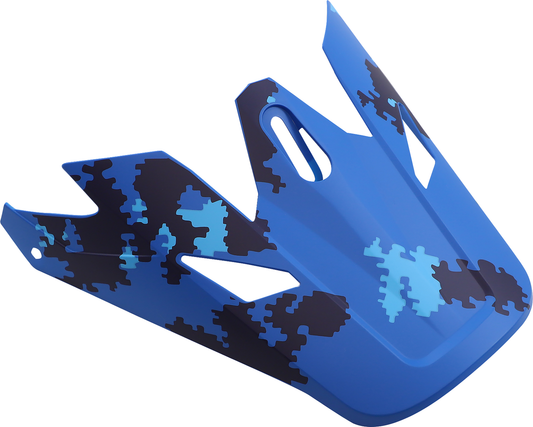Z1R Rise Visor Kit in Digi Camo Blue for Z1R Rise Camo 2 helmets, showing the camouflage visor with blue accents.