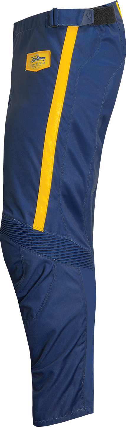 THOR, THOR Hallman Legend Pants Navy US 28 - Durable Motorcycle Gear with Adjustable Fit