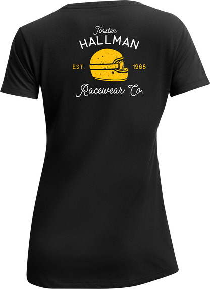 THOR, THOR Women's Hallman Garage T-Shirt - Black, Part Number 3031-4132