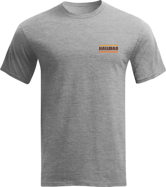 THOR, THOR Hallman Legacy T-Shirt Heather Graphite Medium - 100% Cotton & Polyester Blend
