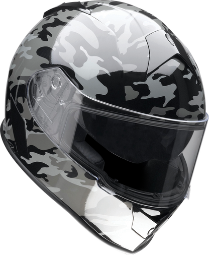 Z1R, Z1R Warrant Helmet with Camo Design - Black/Gray, Small, Part 0101-14366