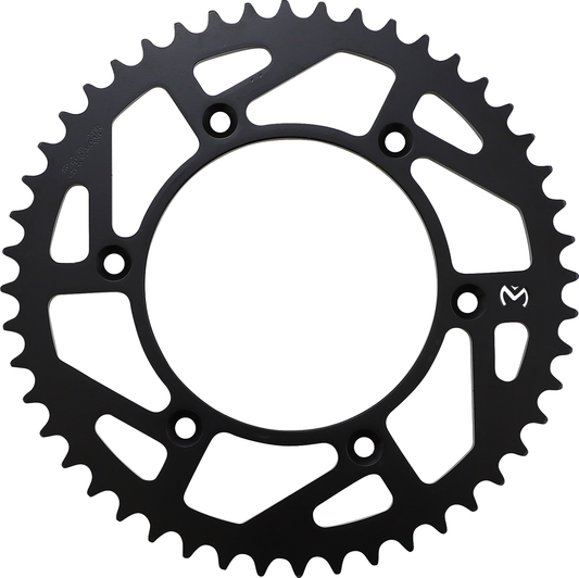 Moose Offroad 48-tooth rear sprocket for Honda motorcycles, part number 1210-210-48-STL, shown in silver металlic finish.