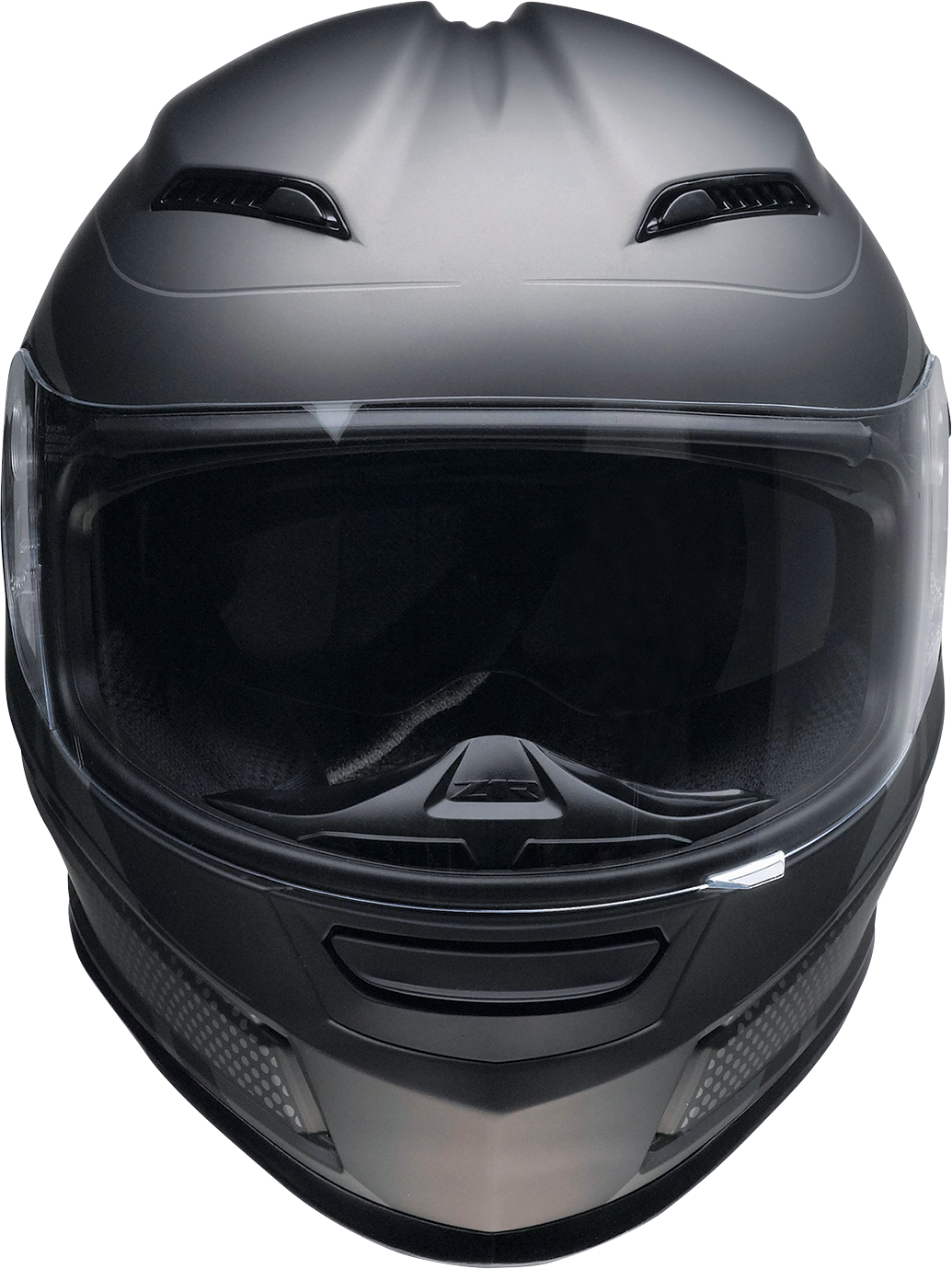 Z1R Jackal helmet in Dark Matter Stealth color, medium size, with aerodynamic design and matte finish.