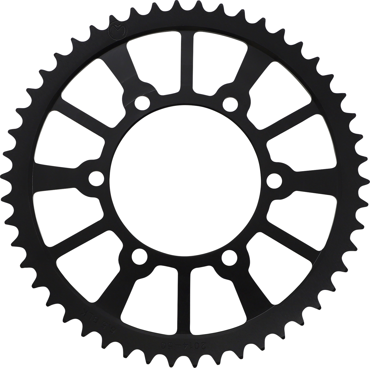 Moose Offroad 50-tooth rear sprocket for ATV and dirt bikes, featuring durable metal construction and precise gear teeth design.