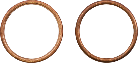 MOOSE OFFROAD exhaust gasket kit for Honda 4-stroke and 2-stroke engines, showing gaskets and installation components.