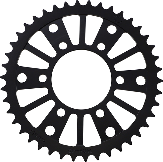 Moose Offroad 42-tooth rear sprocket for Kawasaki off-road motorcycles, part number 1211-1489-42-10, with visible teeth and metal finish.