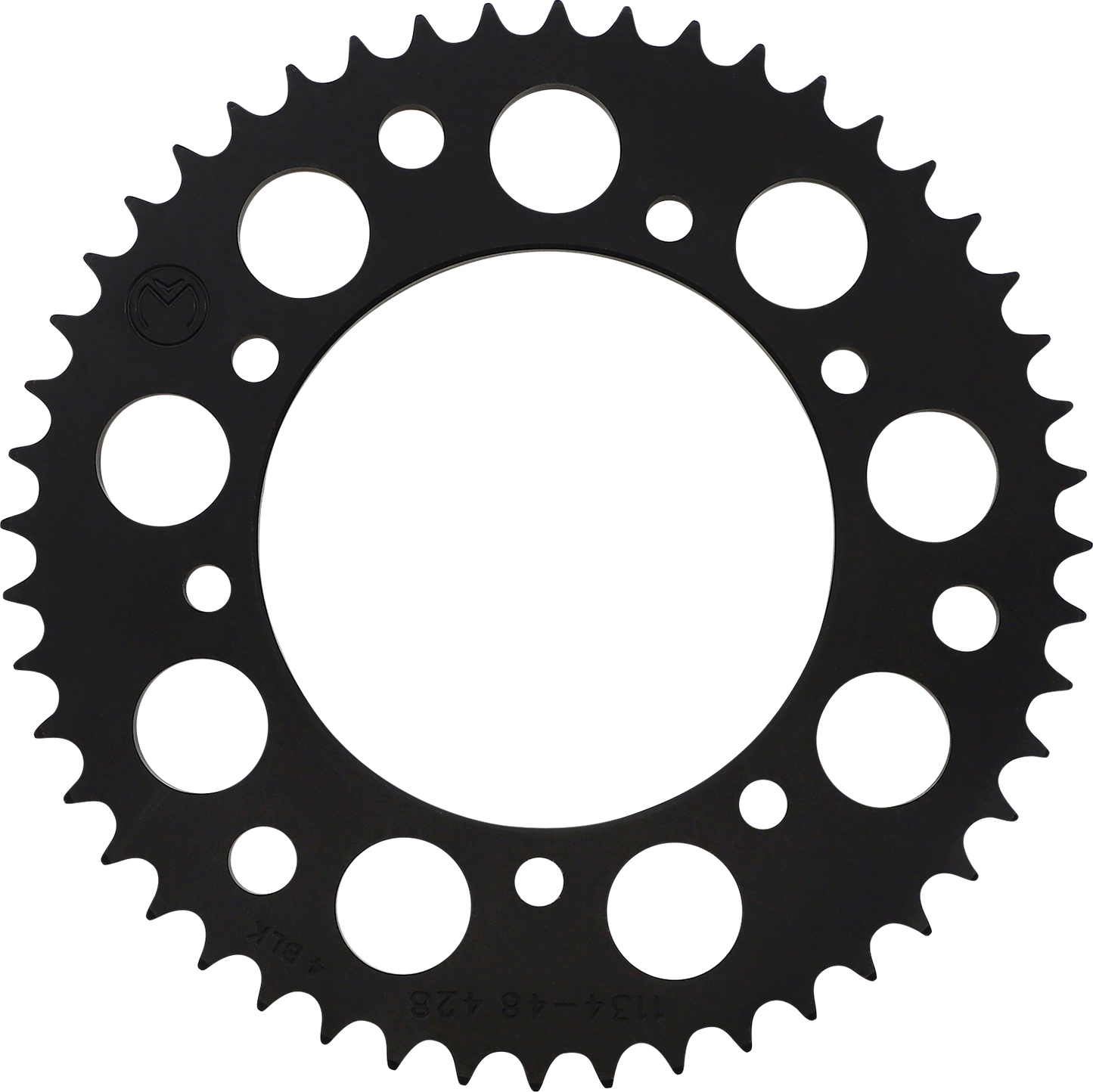 MOOSE OFFROAD 48-tooth rear sprocket for off-road motorcycle, metal gear with teeth for chain drive, part number 1211-1134-48-10