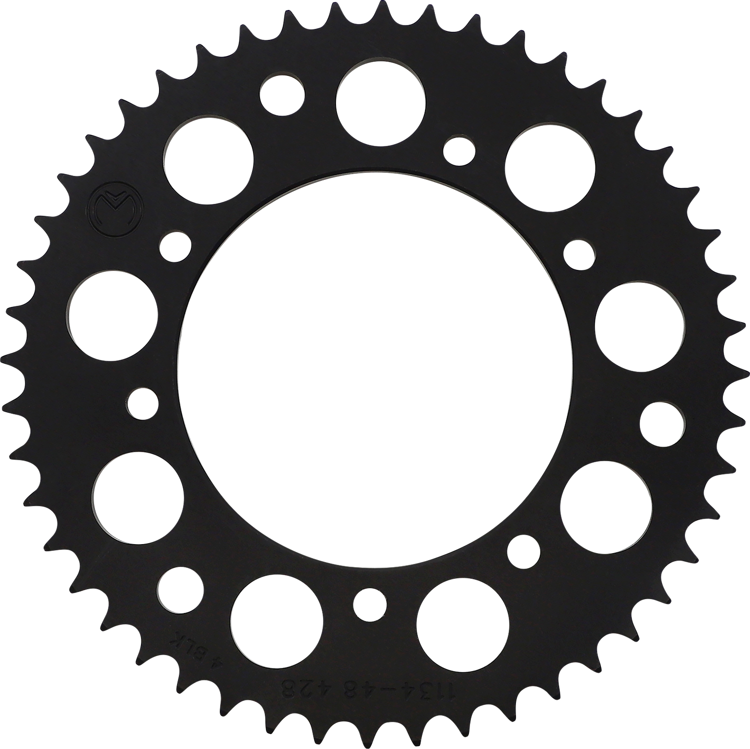 MOOSE OFFROAD 48-tooth rear sprocket for off-road motorcycle, metal gear with teeth for chain drive, part number 1211-1134-48-10