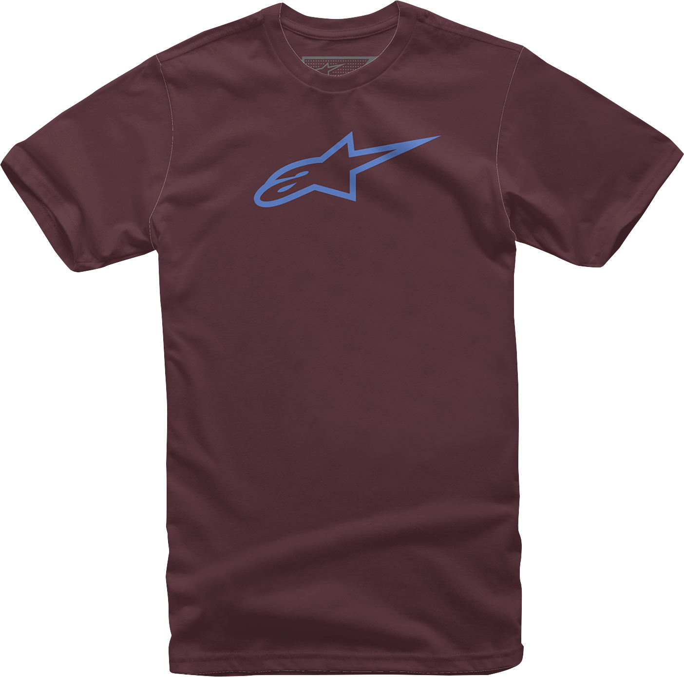 ALPINESTARS, Alpinestars Ageless T-Shirt - Maroon and Blue, XL - Comfortable 100% Cotton Classic Fit