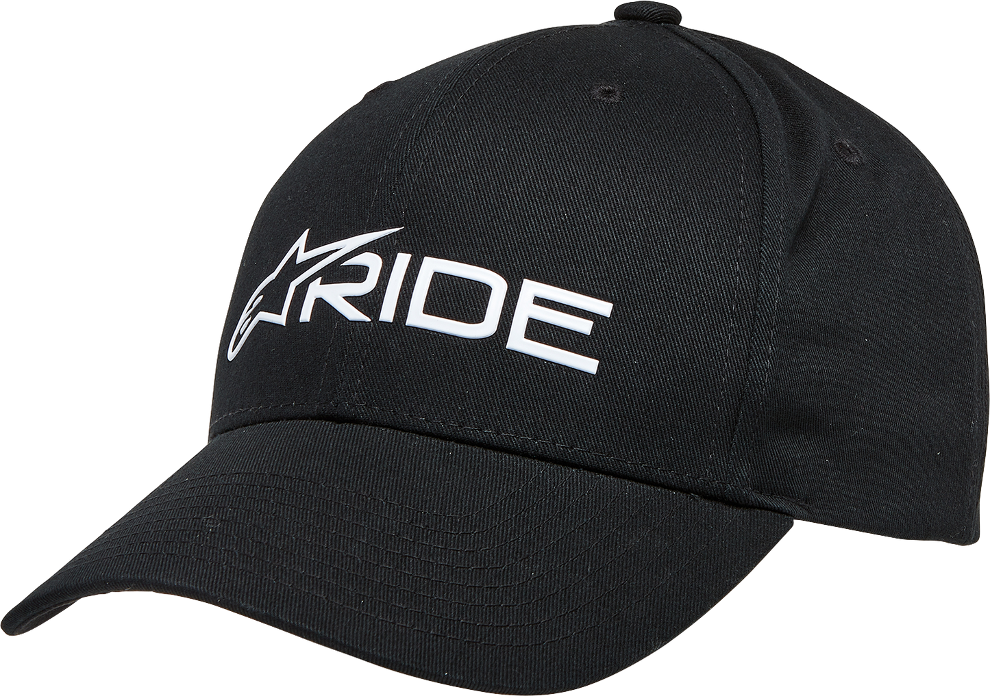 Alpinestars Ride 3.0 black and white hat, one size, with logo details visible in the image.