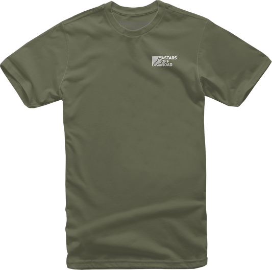 ALPINESTARS, Alpinestars Painted T-Shirt in Military Green - Medium (Part Number 1232-72224-690M)