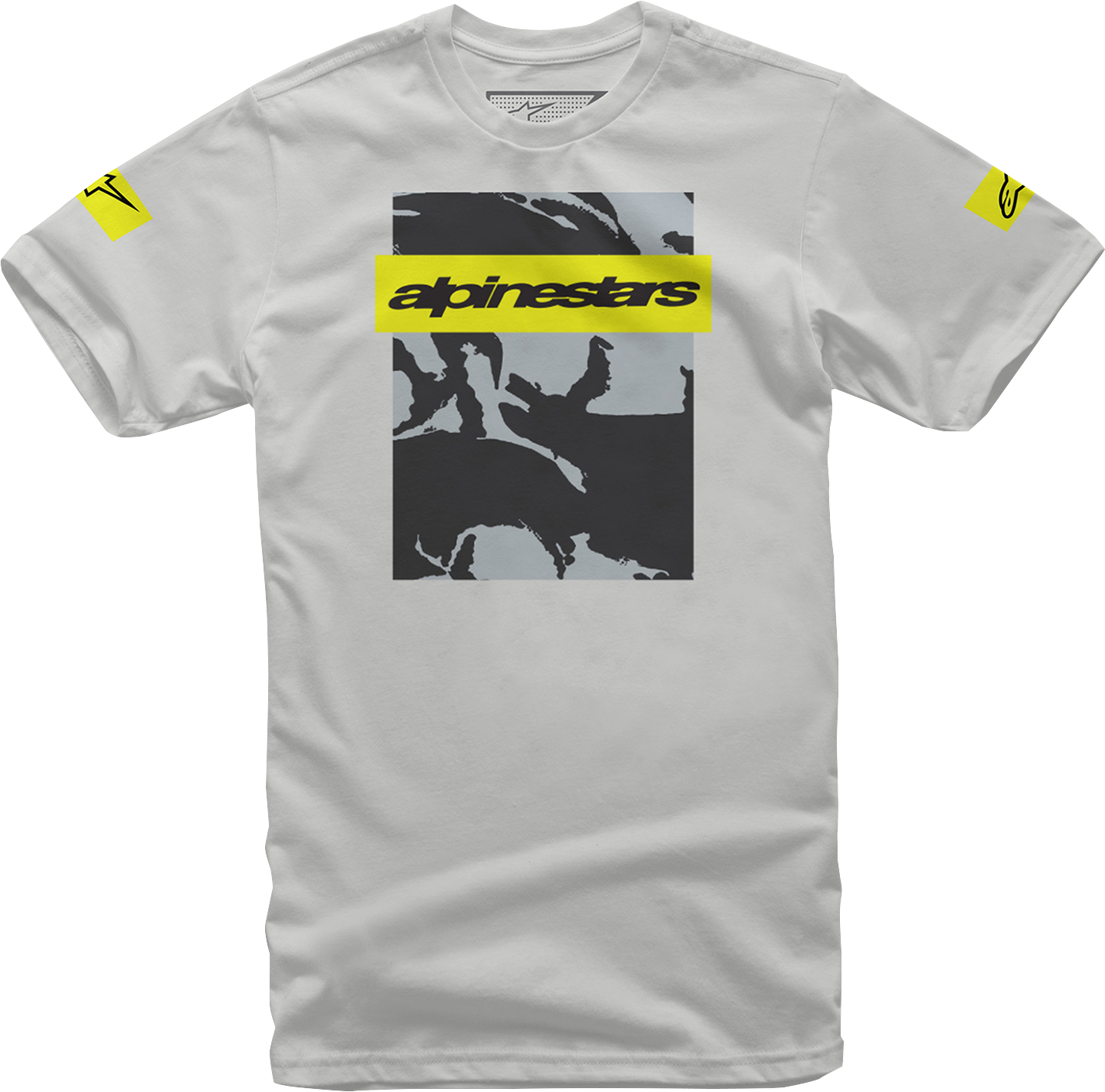 Alpinestars Tactical T-Shirt in silver, 2XL size, featuring the Alpinestars logo on the front, made from comfortable fabric.