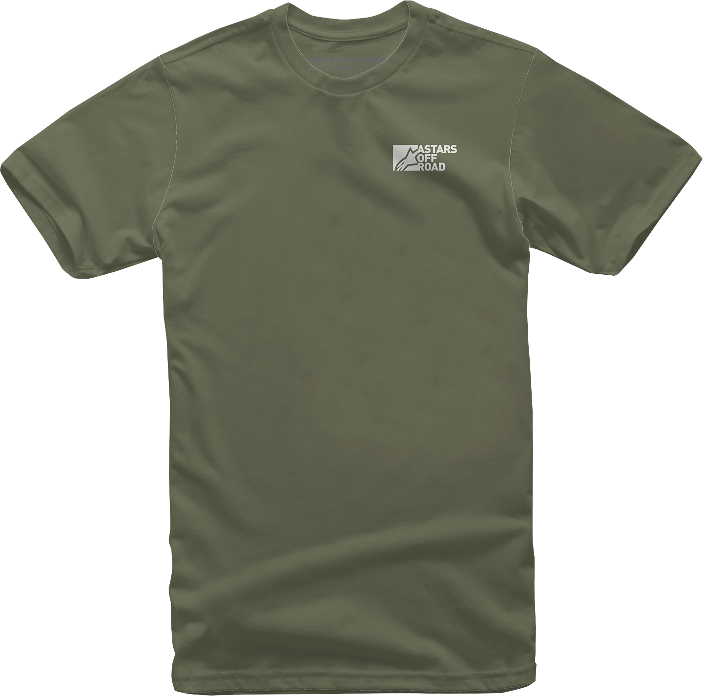 Alpinestars Painted T-Shirt in military green, casual men's t-shirt with graphic design, made by ALPINESTARS.