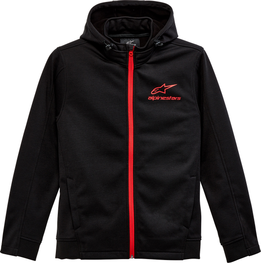 ALPINESTARS, Alpinestars Zone Jacket 2XL - Black with Removable Hood and Micro Fleece Lining
