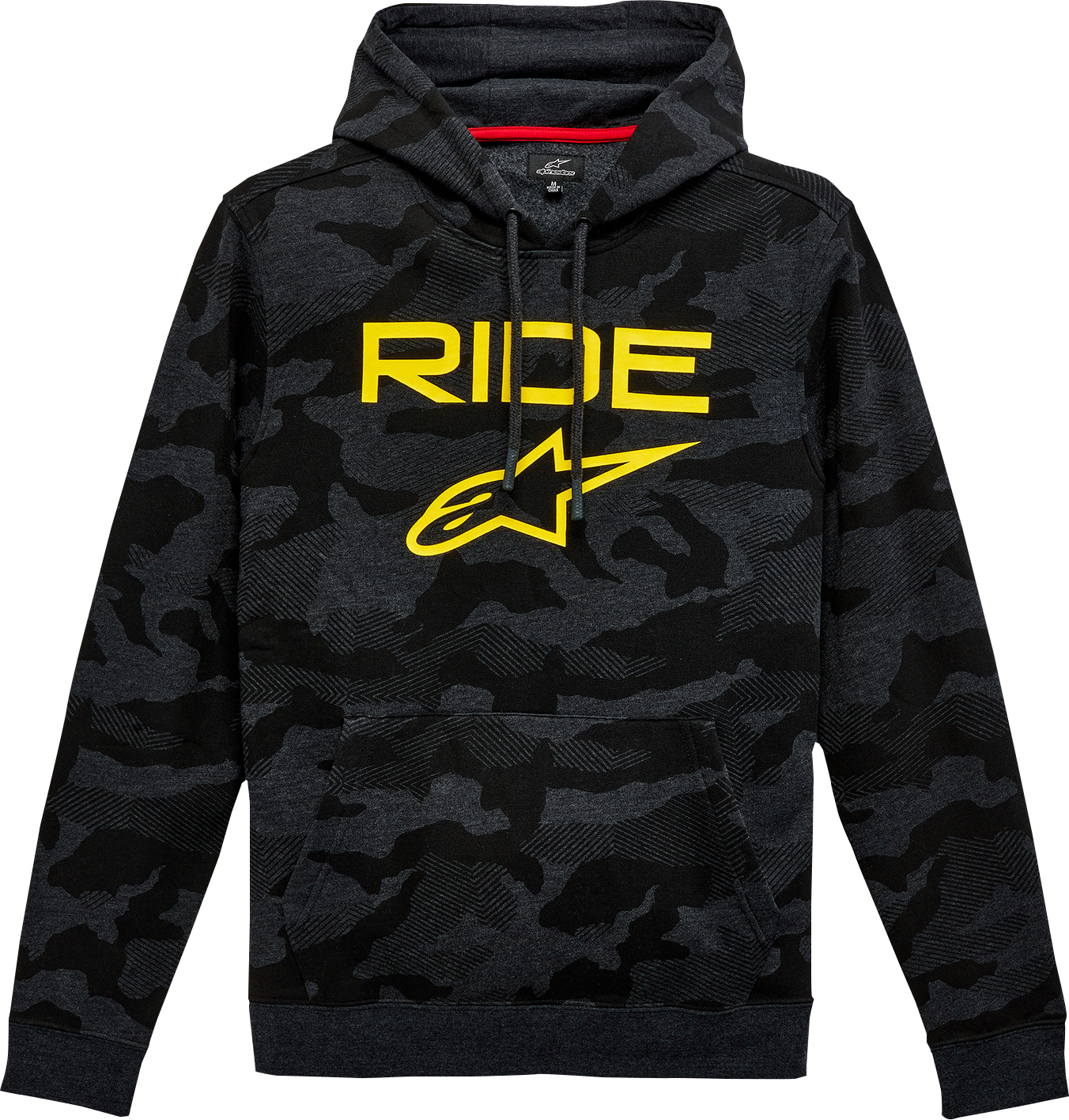 Alpinestars Area Hoodie Heather Charcoal 2XL, casual men's hoodie with logo, soft fabric, and drawstring hood.