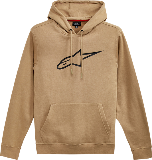 ALPINESTARS, Alpinestars Ageless V2 Hoodie - Sand and Black, 2XL – Comfortable Cotton-Polyester Blend