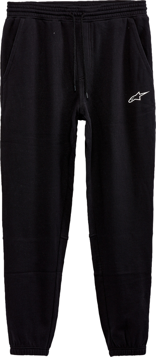 Alpinestars Rendition Pants in black, size XL, featuring reinforced knees and adjustable waist for motorcycle riding comfort.