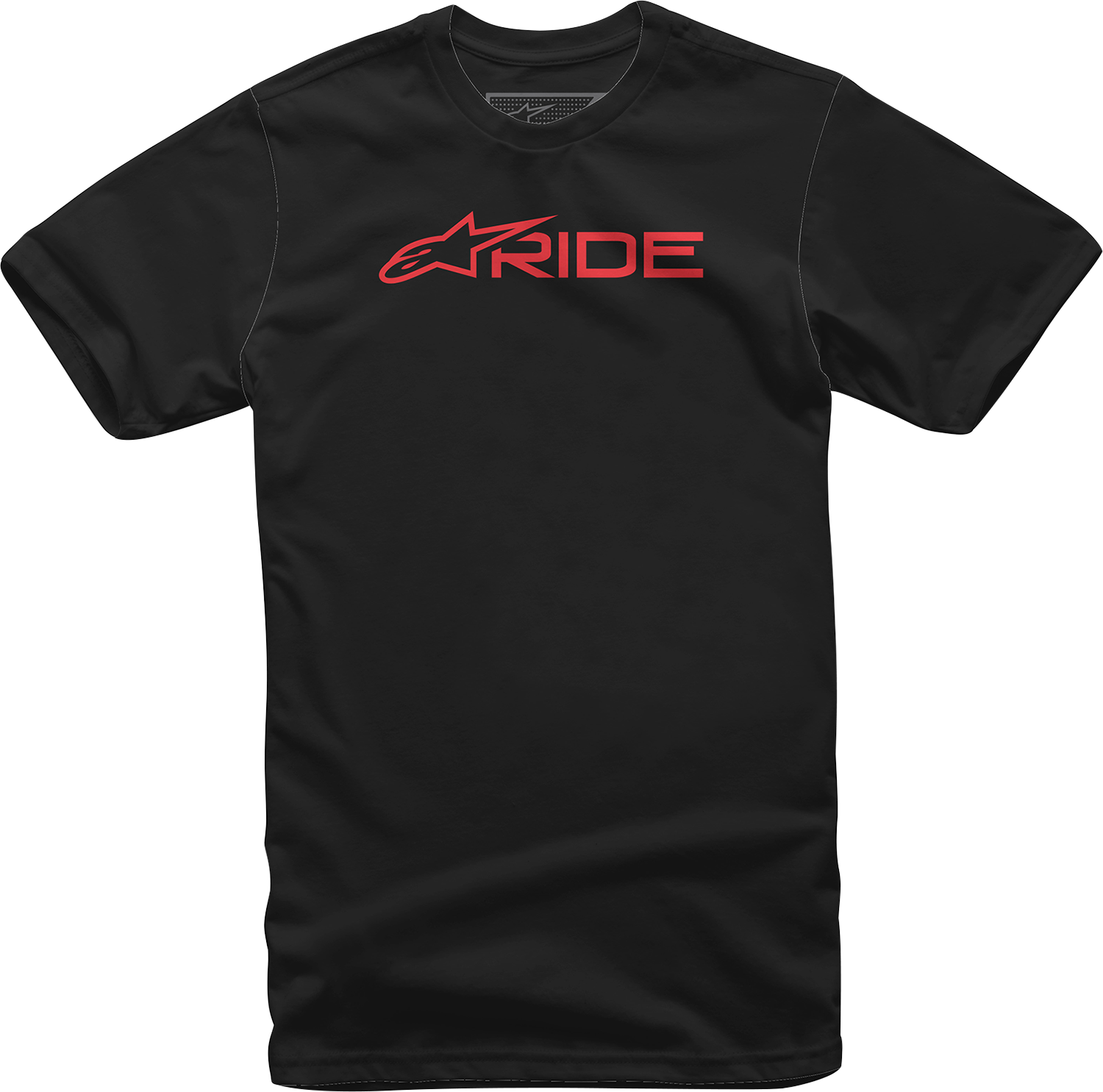 ALPINESTARS, Alpinestars Ride 3.0 T-Shirt - Black/Red, XL - Comfortable Combed Cotton