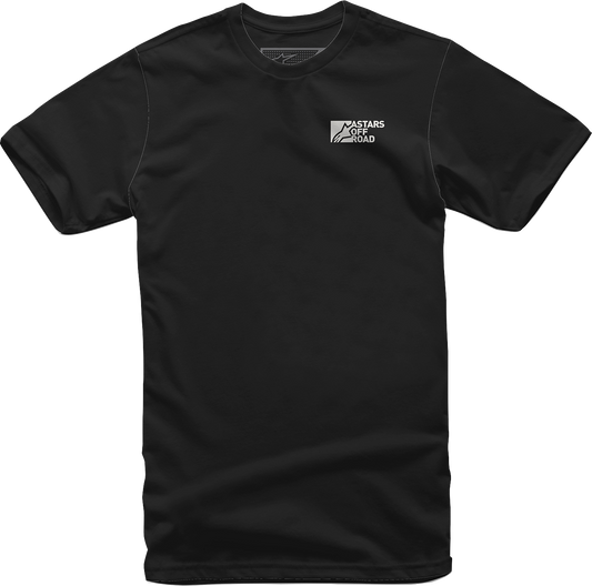 Alpinestars Painted T-Shirt in black, size XL, featuring bold graphic design and logo on front.