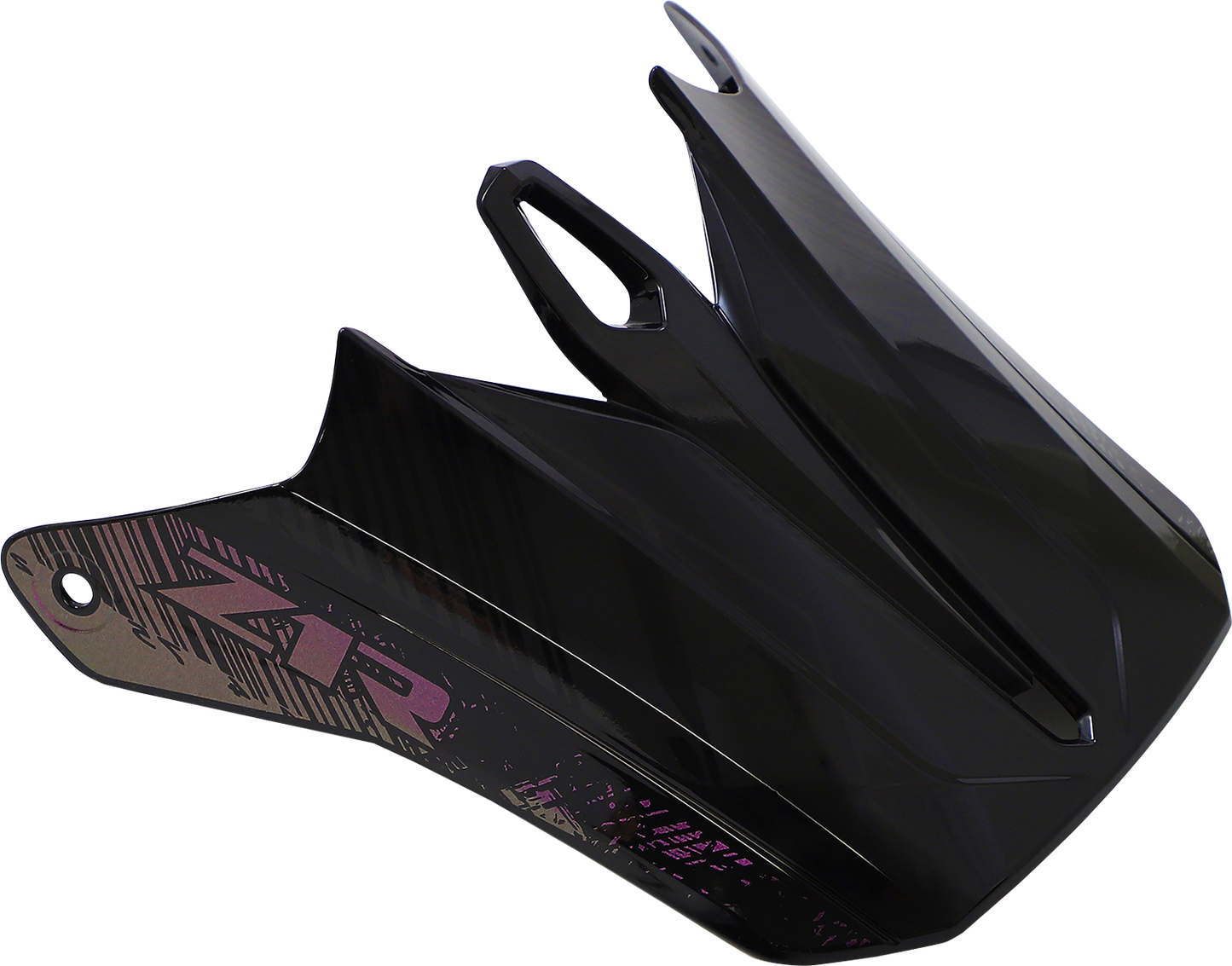 Z1R F.I. MIPS® Visor Kit in Lumen Iridescent color, designed for Z1R motorcycle helmets, featuring reflective iridescent finish.