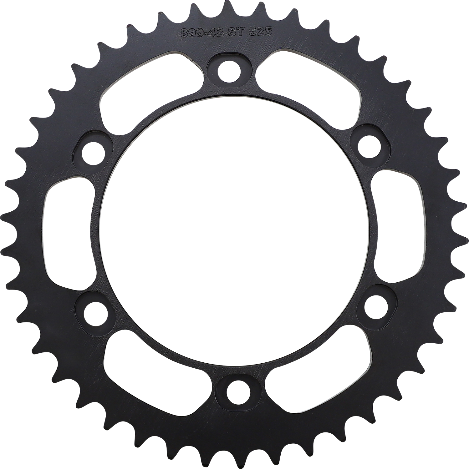 Moose Offroad steel rear sprocket for KTM, 42-tooth, durable metal construction, designed for off-road motorcycle performance.