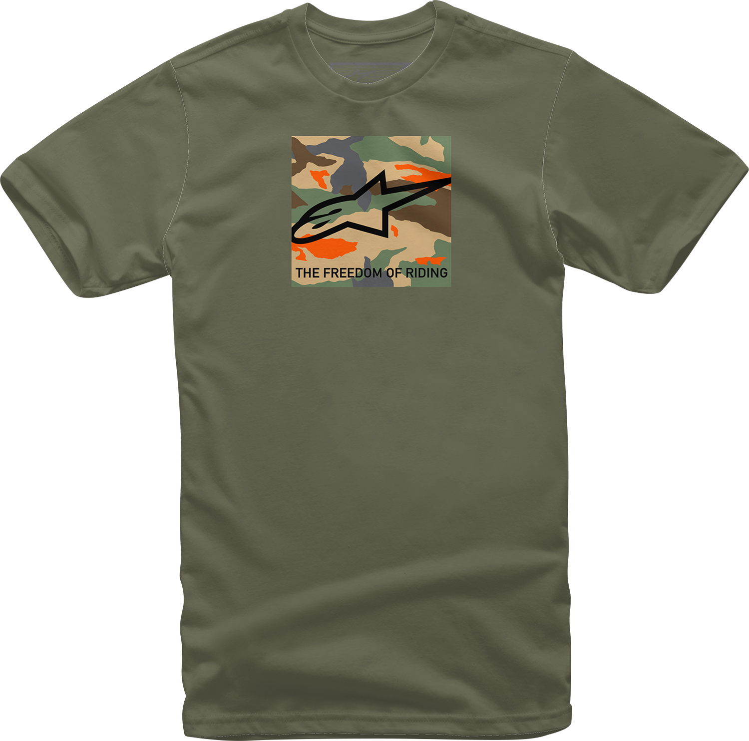 ALPINESTARS, ALPINESTARS Free Camo T-Shirt - Military Style, XL, Part Number 1232-72220690XL