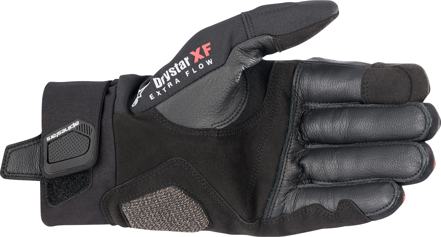 ALPINESTARS, Alpinestars Hyde XT DrystarXF® Gloves - Black and Bright Red, Medium