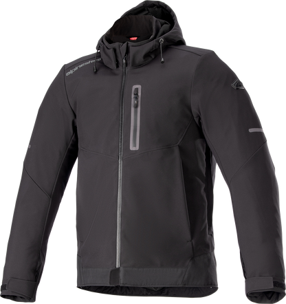 Alpinestars Neo Waterproof Jacket in black, size 3XL, featuring a sleek design and waterproof material for outdoor protection.