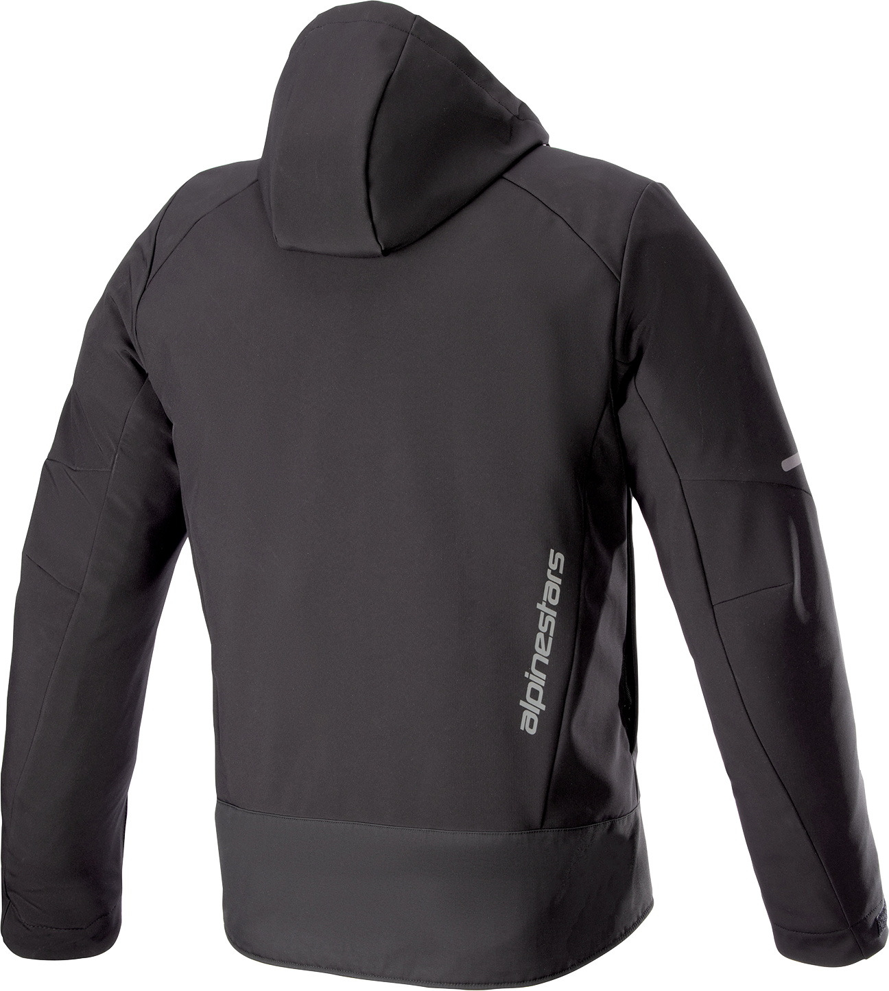 Alpinestars Neo Waterproof Jacket in black, 4XL size, featuring a sleek design and waterproof fabric for outdoor protection.