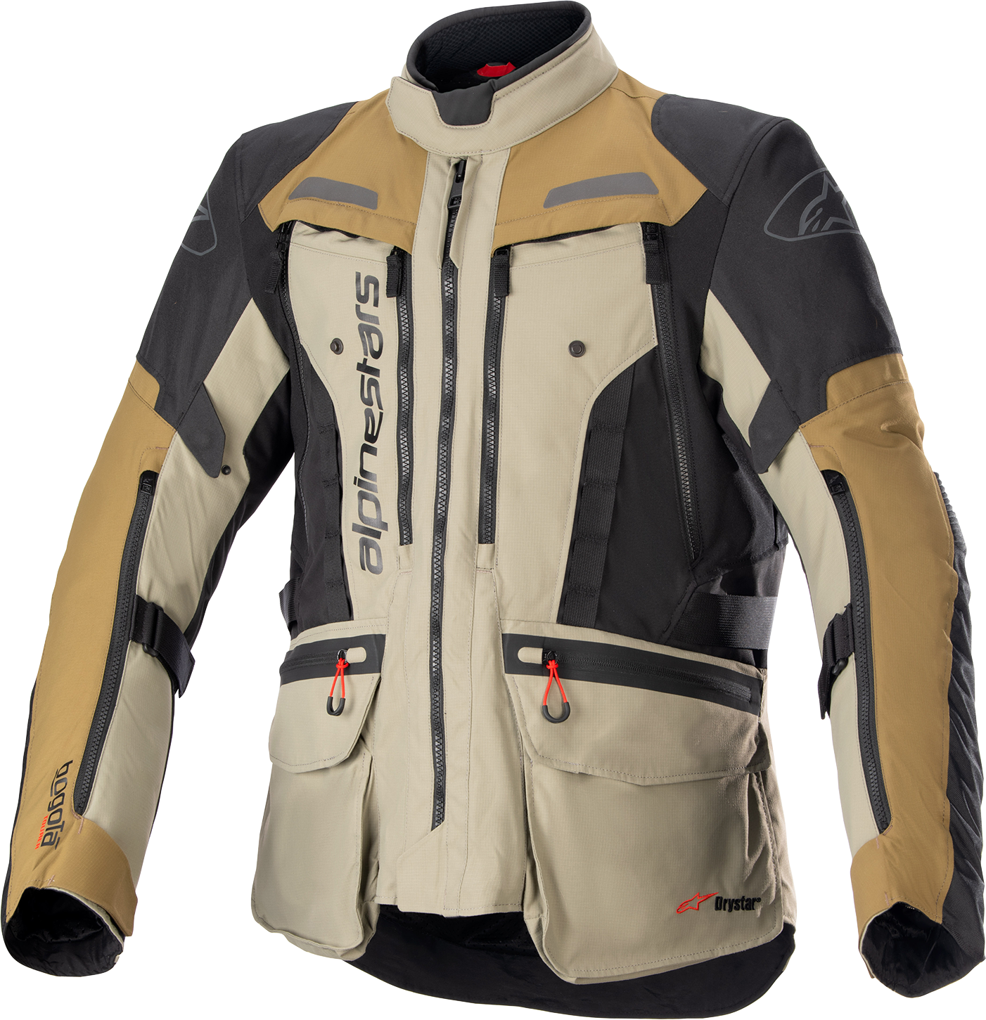 Alpinestars Bogota Pro Drystar jacket in Vetiver Military Olive, 4XL, featuring durable fabric and protective design.