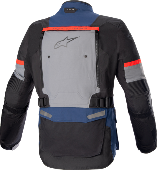 Alpinestars Bogota Pro Drystar motorcycle jacket in 3XL, waterproof with adjustable fit and enhanced mobility.