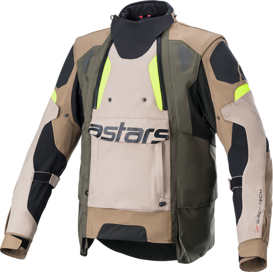 Alpinestars Halo Drystar® motorcycle jacket in 2XL, waterproof and breathable outerwear with Tech-Air® compatibility on a mannequin.