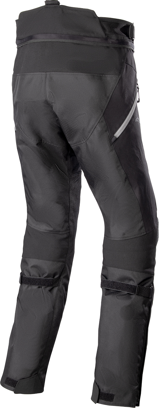 Alpinestars Stella Bogota Drystar motorcycle pants in black, medium size, featuring protective armor and durable fabric for riding.