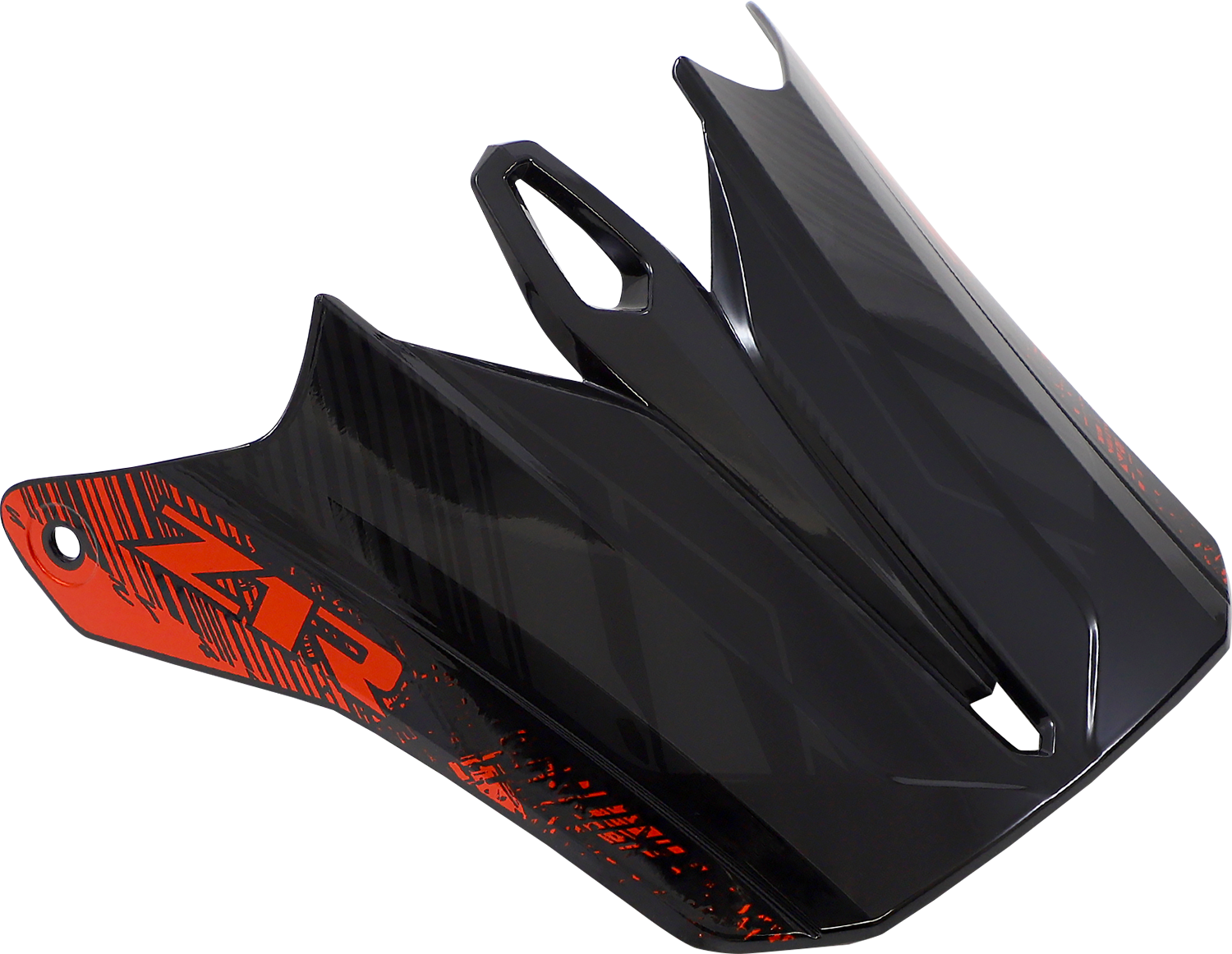 Z1R Z1R F.I. MIPS® visor kit in fractal red with clear visor and mounting hardware, designed for Z1R motorcycle helmets.