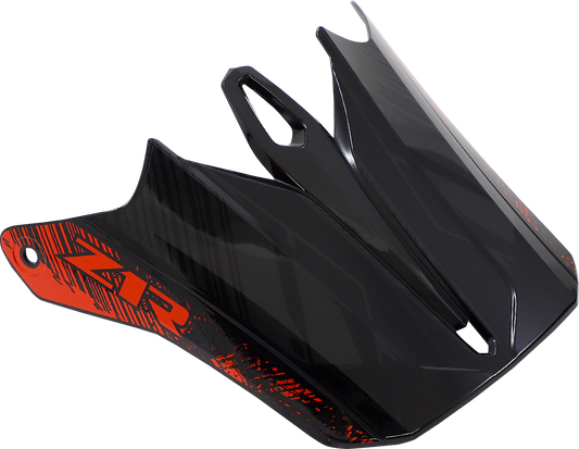 Z1R Z1R F.I. MIPS® visor kit in fractal red with clear visor and mounting hardware, designed for Z1R motorcycle helmets.